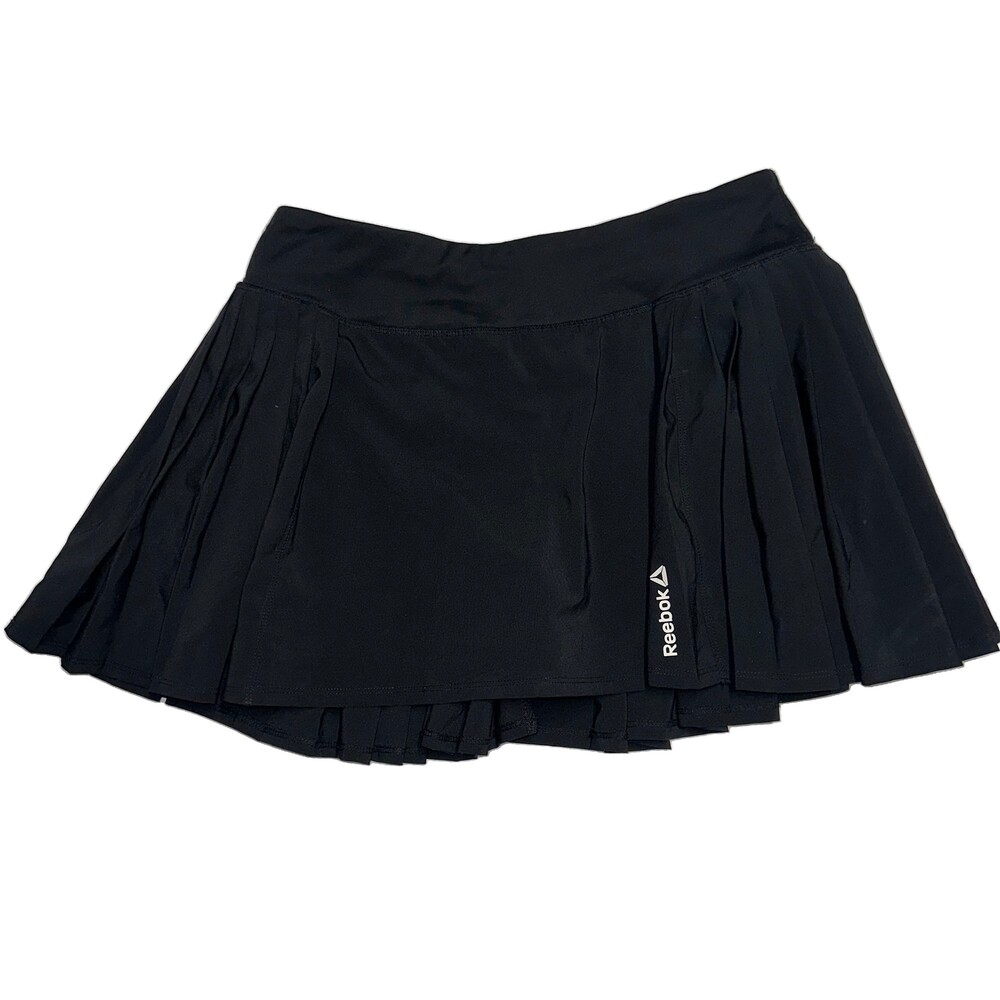 Reebok Women’s Black Pleated Tennis Skort Size M Athletic Golf Pickleball Skirt
